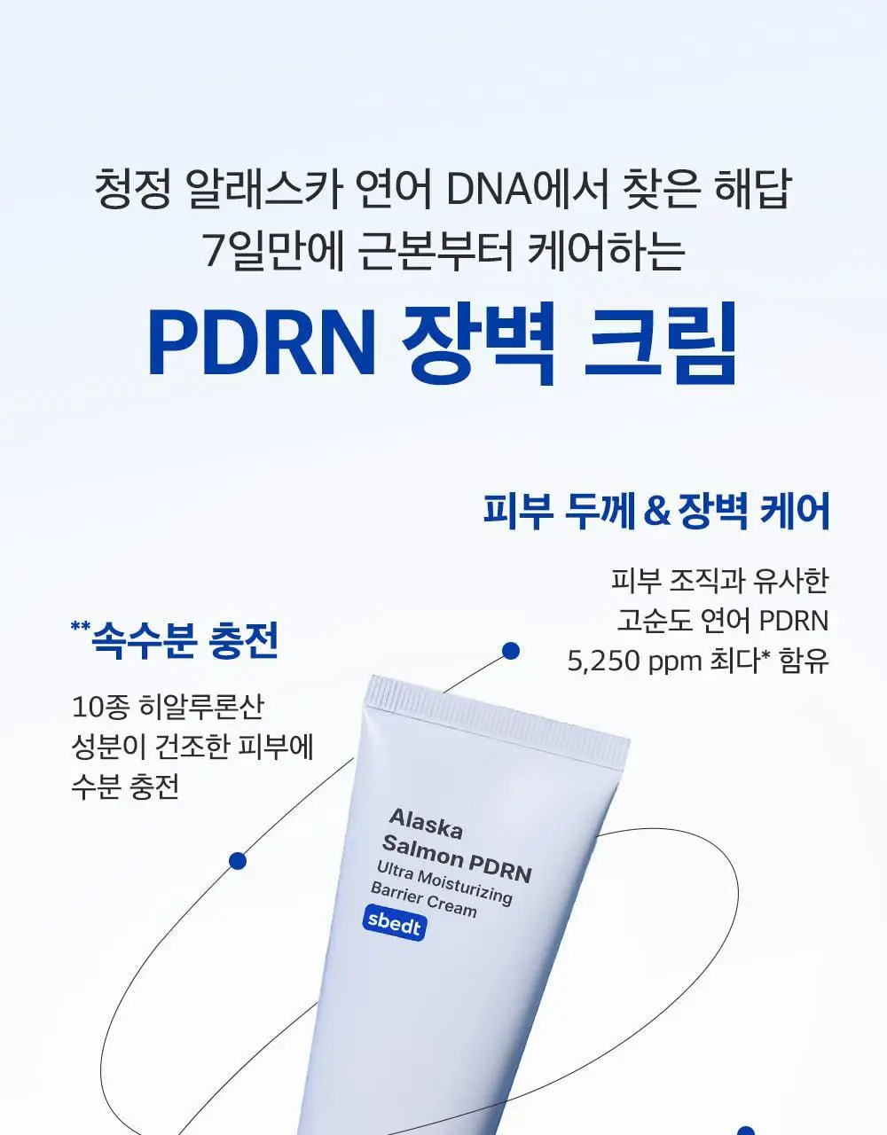 [한정기획/고함량PDRN] 성분에디터 알래스카 PDRN 울트라 모이스처라이징 배리어 크림 50ml (+10ml*2) 상세페이지 14